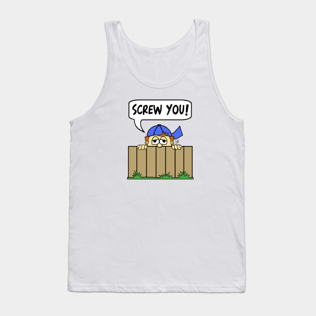 Bad Boy Screw You Tank Top by artbydesign